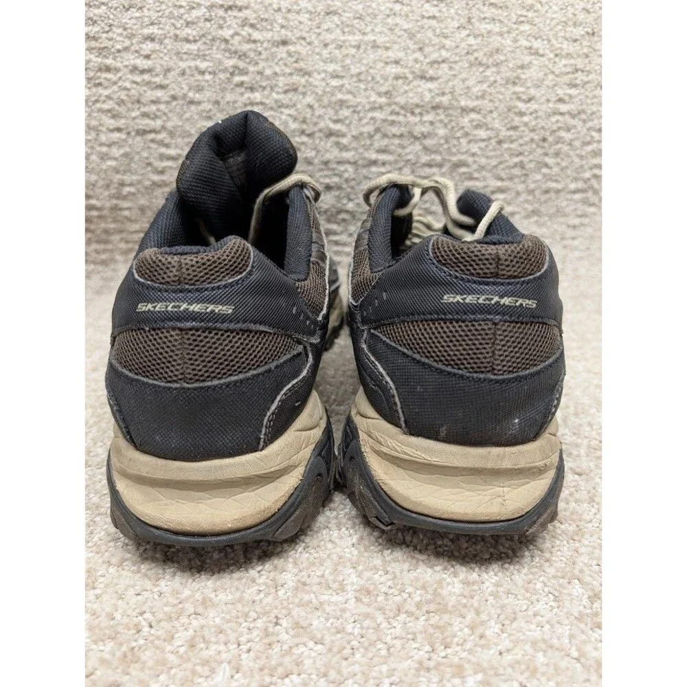 Skechers Afterburn 50125 Men’s Sneakers Size 14 Black Memory Foam Athletic Shoes